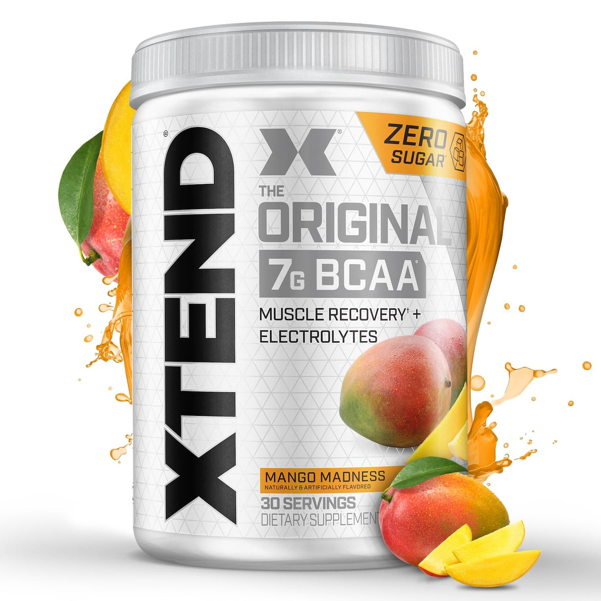 Xtend XTEND Original BCAA Powder 7g BCAA and 2.5g L-Glutamine, Sugar Free Post Workout Muscle Recovery Drink with Amino Acids for Men & Women, 30 Servings