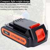Lasica 2Pack 4.0Ah 20V MAX LBXR20 Compatible with Black and Decker Weed Eater 20V Battery LB2X4020 LBXR2020-OPE LBXR20-OPE2 LBXR20B-2 LB2X3020-OPE LBXR20BT 20 Volt Max Outdoor Cordless Power Tools