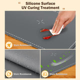 ZIHUOFAN Food Warming Mat - Portable Party Buffet Electric Warming Tray, Foldable Food Warmer, Timed Off, Temperature Adjustable, Suitable for Daily, Outdoor, Party