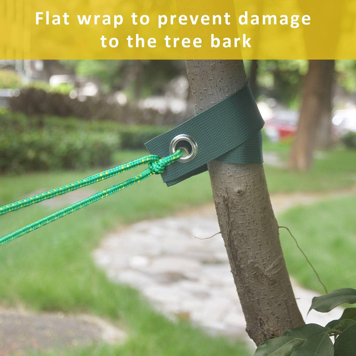 Tree Stake Kit, Heavy Duty Spiral Tree Stakes and Supports for Leaning Trees, Protect Trees from Bad Weather (2, Black)