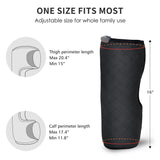 COMFIER Heated Knee Massager with Heating Pad for Knee Pain Relief,Gifts for Men Women Dad Mom,Knee Warmers Wrap, FSA or HSA Eligible,Heated Knee Pad for Men Women Seniors