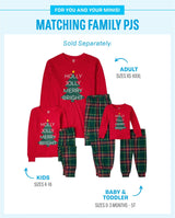 The Children's Place Baby Family Matching, Christmas and Holiday Pajama Sets, Cotton, Holly Jolly, XLarge (Adult)