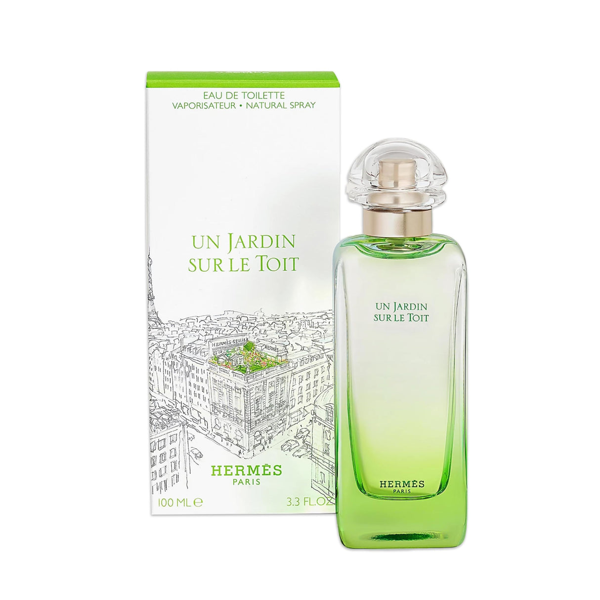 Un Jardin Sur Le Toit by Hermes 3.3 oz Eau de Toilette Spray