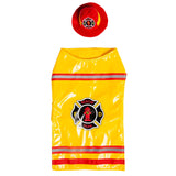 Pet Krewe Large Dog Firefighter Costume -Funny Halloween Pet Fireman Outfit Costumes for Fits Small, Medium, Large & Extra Large Pets - Perfect for Halloween, Christmas Holiday, Parties, Photoshoots