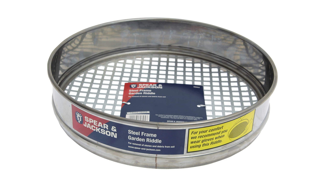 Spear & Jackson Riddle Steel Frame Garden Riddle/Sieve