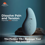 TMJ Relief Products Jaw Massager w/ Soothing Heat, Patented TMJ Massage Tool w/ 10 Gentle Vibration Modes, Eases TMJ Jaw & Neck Pain, Stiffness, Tension, Headaches, Migraine Relief, FSA/HSA Accredited