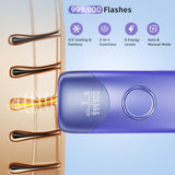 Laser Hair Removal with 5℃ Ice Cooling, Painless IPL Laser Hair Removal Device 3 In 1 Ubroo At Home Hair Remover Machine for Women Men Electrolysis Permanent Epilator on Face Body Depilation (Purple)