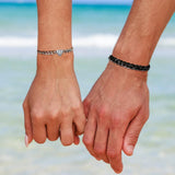 GLEZZA Matching Bracelets for Couple, Cuban Chain Gifts for Anniversary