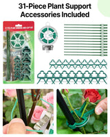 Suteck Garden Trellis for Climbing Plants Outdoor, 71” H x 20” W, 2 Pack