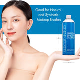 Cinema Secrets Original Blue Vanilla Makeup Brush Cleaner Solution & Spray Combo - Professional Cleanser for Makeup Brushes - Quick-Drying & Rinse-Free - Removes Built-Up Make Up (16 fl oz & 2 fl oz)