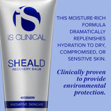 iS CLINICAL Sheald Recovery Balm, hydrating dry skin face moisturizer with healing properties 2 Oz