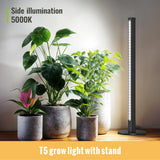 SpeePlant Vertical Grow Light, 72 LEDs Full Spectrum Light Bar, 5000K Wide Illumination Area Desk Light,1.4FT Stand Plant Lamp for Tall Houseplants, Tropical Plants, Foliage with On/Off Switch