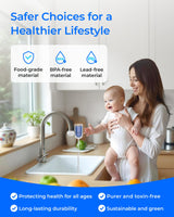 Waterdrop C08A Faucet Water Filter, Compatible with All PUR® PLUS Water Filter, PUR® PLUS RF9999® Faucet Water Filter, NSF 42 Certified, 9-Month, 900-Gallon, 3 Pack