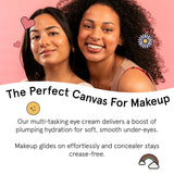 grace & stella Retinol & Caffeine Under Eye Serum Anti Aging - Travel Essentials - Hydrating Cream with Niacinamide, Peptides - Reduce Wrinkles, Crow's Feet, Puffiness - Vegan Skincare (0.5 floz/15ml)