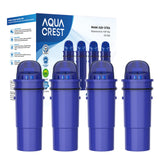 AQUA CREST CF10A Water Filter Replacement for Pur® Plus Pitcher Water Filter, CRF950Z, PPF951K, PPF900Z, PPT700, PPT111, CR1100, DS1800 and All Pur® Pitchers and Dispensers, NSF Certified, 4 Pack