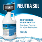 Pro Products Neutra Sul Professional Grade Oxidizer, Helps Eliminate Odor and Impurities for Water Purification, 1 Gallon Bottle, 4 Pack