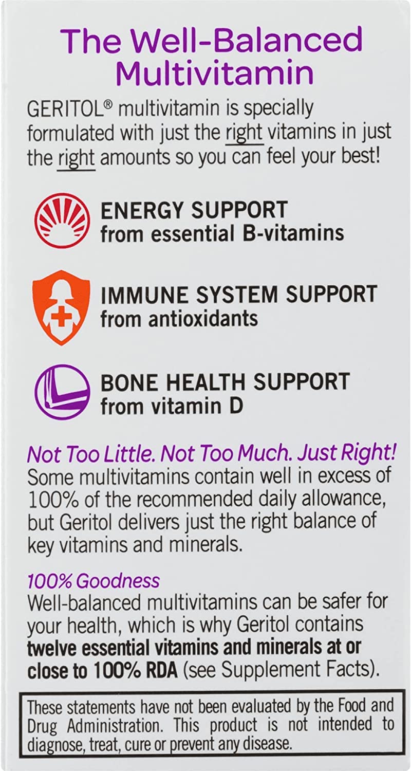 Geritol Multivitamin Tablets 100 TB - (Pack of 2)