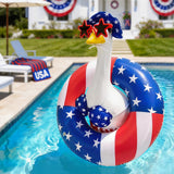 Jovoria 4th of July Patriotic Porch Goose Outfits for 23 Inch Lawn Statue