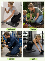 WORKPRO Extra Thick Kneeling Pad, Soft NBR Foam Cushioning for Knee, Large Foam Kneeler Mat for Gardening, Bathing Baby, Exercise, Workout Supplies, 17.5 x 11 x 1.5 in (Black, 1 Pack)