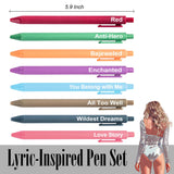Taylor Gifts Merch, Cute Taylor Gel Pens, Office Supplies for Music Fans, Taylor Birthday Party Favors for Girls, Women, Nurse, Teacher, Christmas Stocking Stuffers Gift for Girls Boys