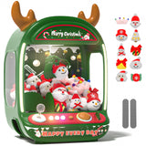 Skirfy Christmas Claw Machine for Kids, Holiday Toys for Girls Age 6+, Mini Arcade Game Vending Machine with Plush Toys and Candy Dispenser, Festive Claw Game Machine, for Girls