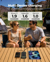 BLAVOR Solar Power Bank 10,000mAh Portable Wireless Charger for Cell Phones