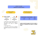 Amino-B Booster 16 oz. Bottle, Liquid Protein Vital for Bee Health