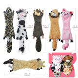 SHARLOVY Dog Squeaky Toy No Stuffing 6 Pack, Dog Toys Crinkle for Puppy
