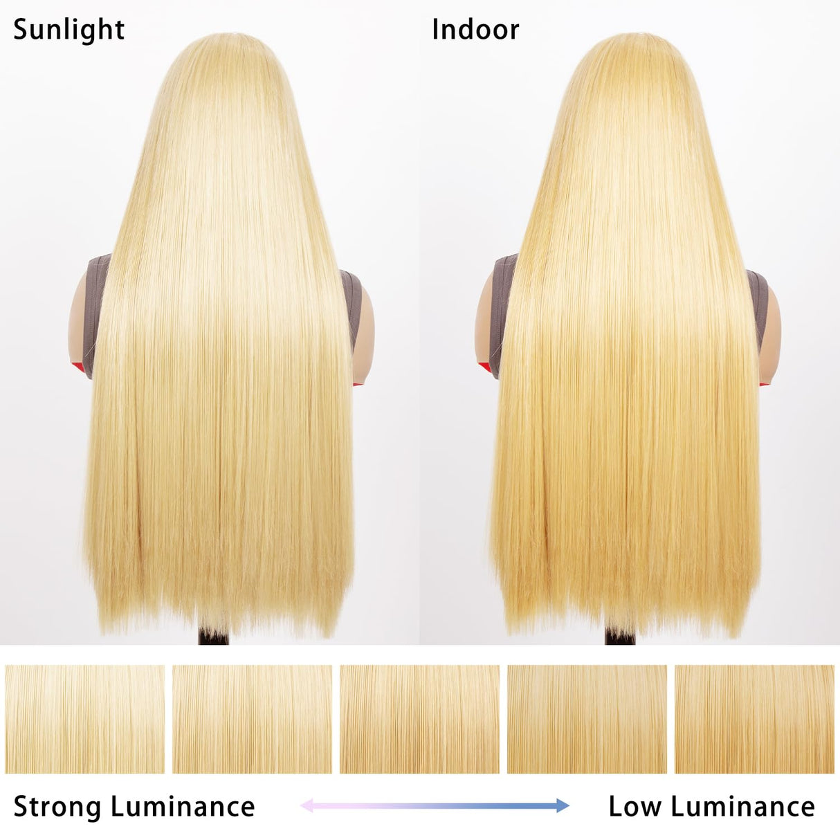 EAGERA 28 Inch 613 Blonde Glueless Wigs Human Hair Pre Plucked Pre Cut 7x5 Blonde HD Lace Front Wig 613 Pre Bleached Glueless Wigs 3 Seconds Wear and Go Closure Wig Human Hair 200% Density for Women
