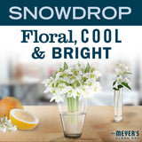 MRS. MEYER'S CLEAN DAY Liquid Dish Soap, Biodegradable Formula, Limited Edition Snowdrop, 16 Fl. Oz - Pack of 3