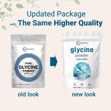 Micro Ingredients Glycine Powder, 1KG (2.2 Pounds), Glycine 1000mg Per Serving, Supports Restful Sleep and Neurotransmitter, Water Soluble and Products of USA