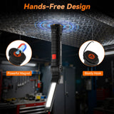 Ruboliy 6Pack Magnetic Rechargeable LED Work Light/Flashlight for Mechanics