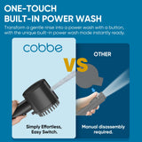 Cobbe Filtered Shower Head with Handheld, High Pressure 5-mode Showerhead with Filters, Built-in Power Wash for Hard Water - Remove Chlorine - Reduces Dry Itchy Skin, Pink
