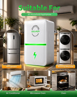 8PCS Power Plug Pro Energy Saver 2026 Updated New Stop Watt Energy Saving Device Intelligent Electricity Electric Saving Box Smart Plug in Power Box Power Factor Saver Household Power Plug-in