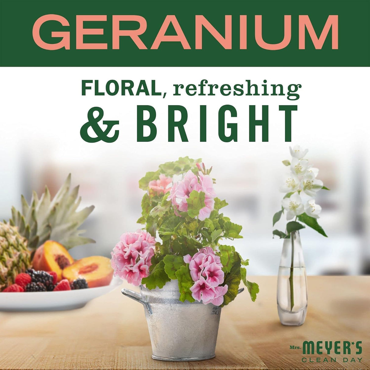 Mrs. MEYER'S MMCD LiqDish Geranium SIPP 16oz/3 US