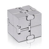 JOEYANK Fidget Cube Metal Infinity Cube for Stress and Anxiety Relief/ADHD