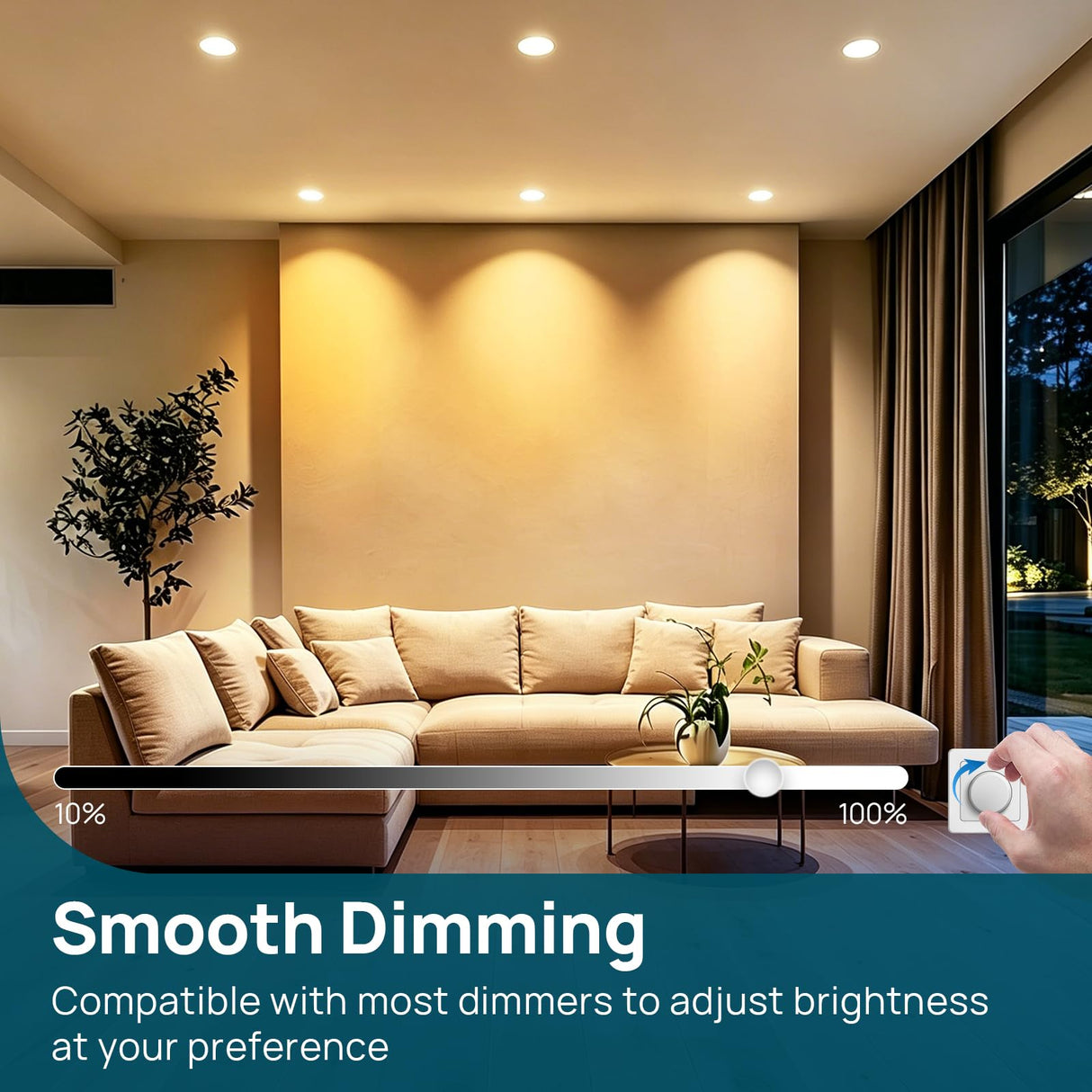 Linkind BR30 LED Flood Light Bulbs Indoor, 65W Equivalent Dimmable LED Recessed Bulbs, 10W 850 Lumens, 2700K Soft White E26, UL FCC Certified, Recessed Can Light Bulb for Bedroom Bathroom, 12 Packs
