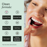 Boka Fluoride Free Toothpaste Nano Hydroxyapatite, Helps Remineralize, Appropriate for Sensitive Teeth, Whitening - for Adult, Kids Oral Care - Refresh Mint Flavor, 4 Fl Oz 3Pk