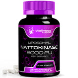 Nattokinase Supplement Capsules 5000 FU, Third-Party Tested Nattokinase – Enzymes from Japanese Natto – Daily Wellness Support – 120 Count