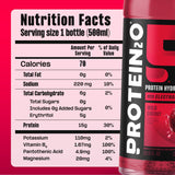 Protein2o Hydration Drink - 2-in-1 Liquid Clear Whey Protein Isolate and Electrolyte Drink - 15g Protein, Vitamins B5, B6 - Post-Workout Recovery - 16.9 Fl Oz - 12 Count Wild Cherry