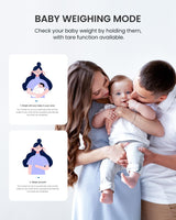 RENPHO Scale for Body Weight 500 lbs, Extra-High Capacity Smart Bathroom Scale with Ultra Wide Platform 12 x 12 inches, Body Fat Scale with Large LED Display, Health Monitor Sync App, Elis 1 L