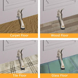 Gotega Door Stopper, 4 Packs Kickdown Door Stop with One Touch Adjustable Height and Rubber Tip 4 Inches, Door Stops…
