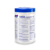 PURELL Professional Surface Disinfecting Wipes, Citrus Scent, 110 Count Canister, 7"x 8" Wipes (Pack of 6) - 9342-06