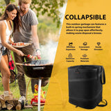 YUDI & GARDEN 19 Gallon Square Collapsible Yard Waste Bin