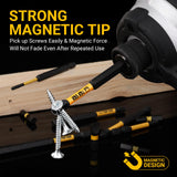 TGFTGF Impact Torx Bit Set 13PCS (TT7-TT40), 3” S2 Steel Security Torx, Tamper Proof Torque Star Bit Set with Magnetic CNC Machined Tips, Impact Screwdriver Bits with Storage Case