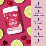 Ultima Replenisher Daily Electrolyte Powder Drink Mix – Sugar Free – Cranberry Cosmo, 90 Servings – Hydration Powder with 6 Key Electrolytes and Trace Minerals – Keto Friendly, Non-GMO