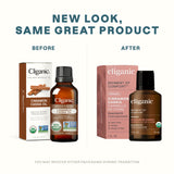 Cliganic Organic Cinnamon Cassia Essential Oil, 1oz - 100% Pure Natural Undiluted, for Aromatherapy | Non-GMO Verified (Packaging May Vary)