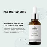 IMAGE Skincare, AGELESS Total Pure Hyaluronic 6 Filler, Facial Hydration Serum, Fill in Look of Fine Lines and Smooth Appearance of Wrinkles, 1 fl oz