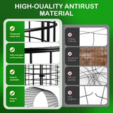 8 Pack Plant Protector from Animals, Wire Mesh Plant Cages for Garden – Sturdy Metal Plant Protectors to Keep Rabbits, Squirrels, and Animals Out – Ideal for Vegetables, Flowers, and Outdoor Plants