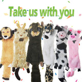 SHARLOVY Dog Squeaky Toy No Stuffing 6 Pack, Dog Toys Crinkle for Puppy